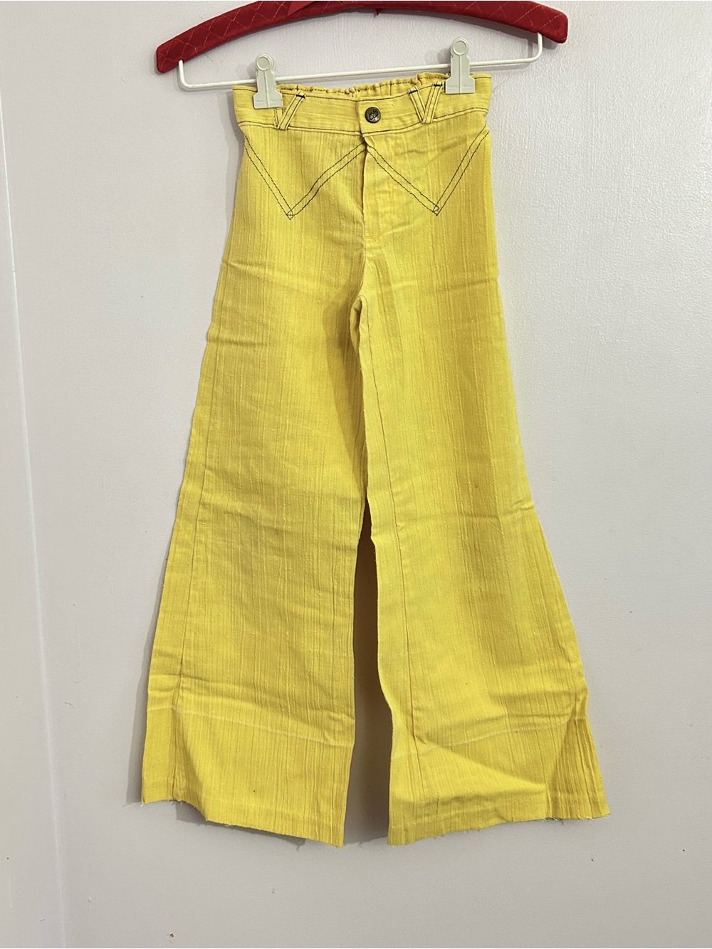 Vintage Sears Winnie The Pooh Girls Flare Pants Size 8